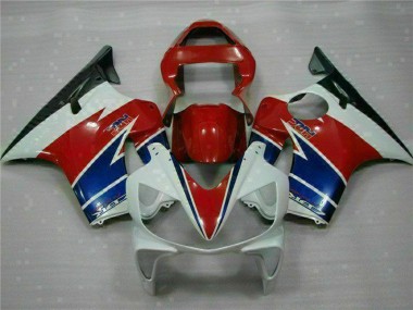 2001-2003 Honda CBR600 F4i Motorcycle Fairing - White Red Blue Black