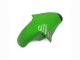 1989-1990 Kawasaki ZXR250 Motorcycle Fairings - Green Glossy Black Elf Touch4 Bridgestone