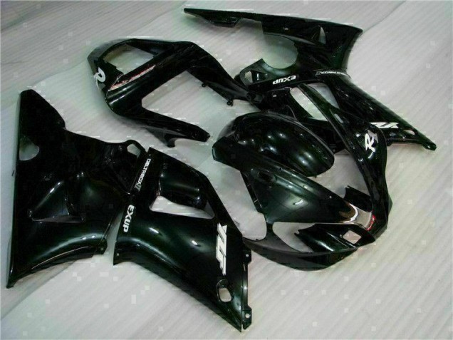 Black 00-01 Yamaha YZF R1 Motorcycle Bodywork Black 00-01 Yamaha YZF R1 Motorcycle Bodywork