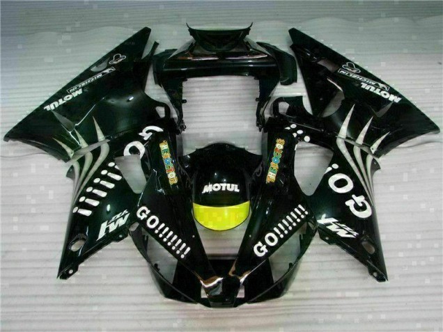 Black 00-01 Yamaha YZF R1 Motorcycle Fairings Black 00-01 Yamaha YZF R1 Motorcycle Fairings