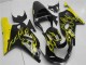 Black 01-03 Suzuki GSXR 600/750 Motorcycle Fairings