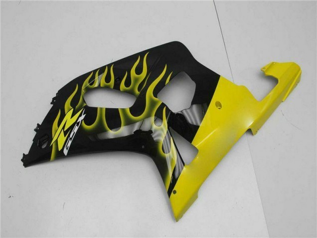 Black 01-03 Suzuki GSXR 600/750 Motorcycle Fairings