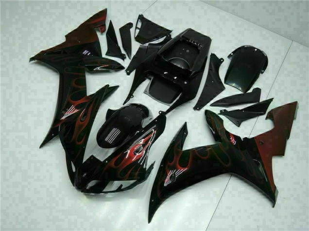 Black 02-03 Yamaha YZF R1 Full Motorcycle Fairing Kits Black 02-03 Yamaha YZF R1 Full Motorcycle Fairing Kits