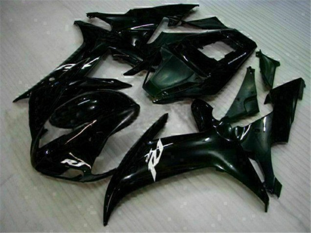 Black 02-03 Yamaha YZF R1 Motorcycle Fairing Kits Black 02-03 Yamaha YZF R1 Motorcycle Fairing Kits
