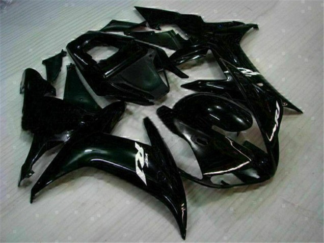 Black 02-03 Yamaha YZF R1 Motorcycle Fairing Kits Black 02-03 Yamaha YZF R1 Motorcycle Fairing Kits