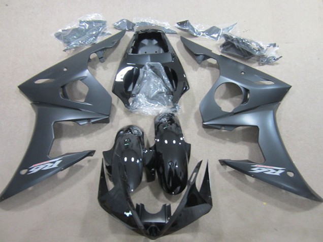 Black 03-05 Yamaha YZF R6 Motorcycle Fairing Kits