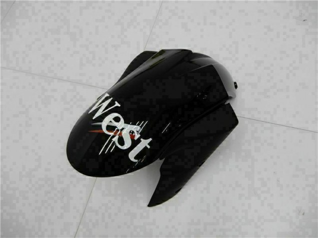 Black 05-06 Kawasaki ZX6R Motorcycle Fairings