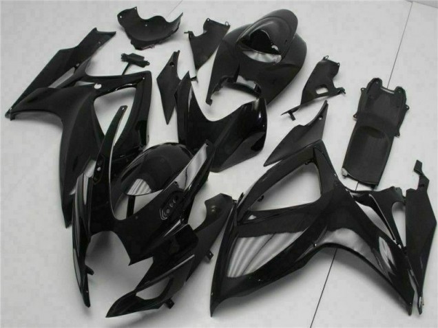 Black 06-07 Suzuki GSXR 600/750 Aftermarket Motorcycle Fairings