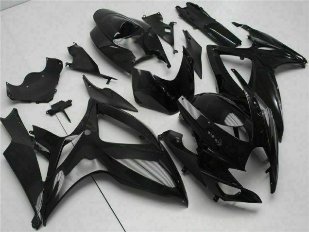 Black 06-07 Suzuki GSXR 600/750 Aftermarket Motorcycle Fairings