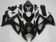 Black 06-07 Suzuki GSXR 600/750 Aftermarket Motorcycle Fairings