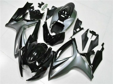 Black 06-07 Suzuki GSXR 600/750 Motorcycle Fairing Kits