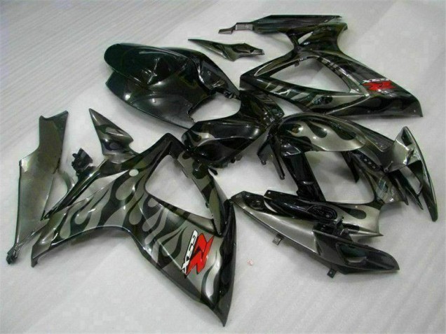 Black 06-07 Suzuki GSXR 600/750 Motorcycle Fairing Kits & Plastic Black 06-07 Suzuki GSXR 600/750 Motorcycle Fairing Kits & Plastic