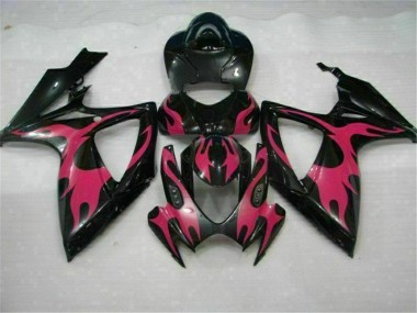 Black 06-07 Suzuki GSXR 600/750 Motorcycle Fairings