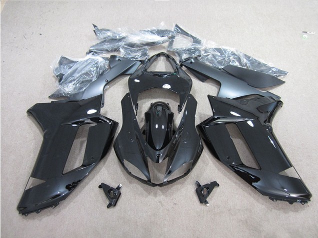 Black 07-08 Kawasaki ZX6R Motorcycle Bodywork Black 07-08 Kawasaki ZX6R Motorcycle Bodywork