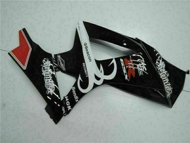 Black 07-08 Suzuki GSXR 1000 Motorcycle Bodywork