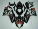 Black 07-08 Suzuki GSXR 1000 Motorcycle Bodywork