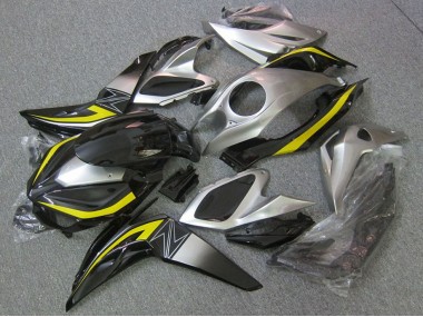 Black 07-09 Kawasaki Z1000 Motorcycle Fairings