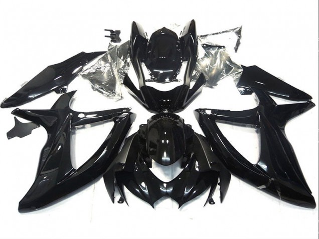 Black 08-10 Suzuki GSXR 750 Motorcycle Fairings Black 08-10 Suzuki GSXR 750 Motorcycle Fairings