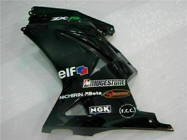 Black 08-12 Kawasaki EX250 Full Motorcycle Fairing Kits