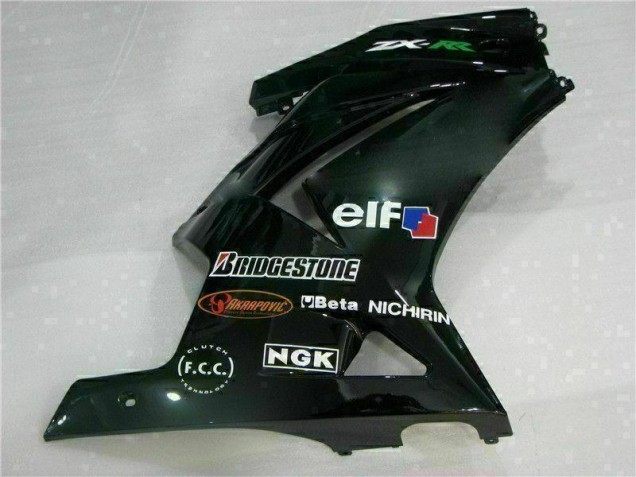 Black 08-12 Kawasaki EX250 Full Motorcycle Fairing Kits
