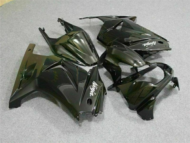 Black 08-12 Kawasaki EX250 Motorcycle Fairing Kits