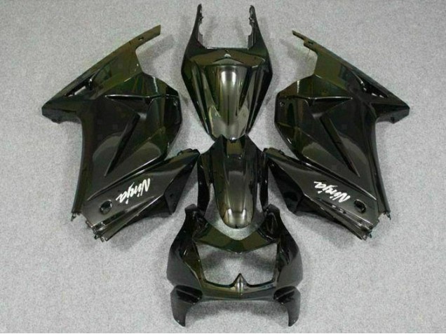 Black 08-12 Kawasaki EX250 Motorcycle Fairing Kits