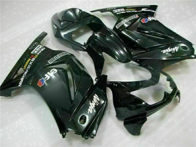 Black 08-12 Kawasaki EX250 Motorcycle Fairings Black 08-12 Kawasaki EX250 Motorcycle Fairings