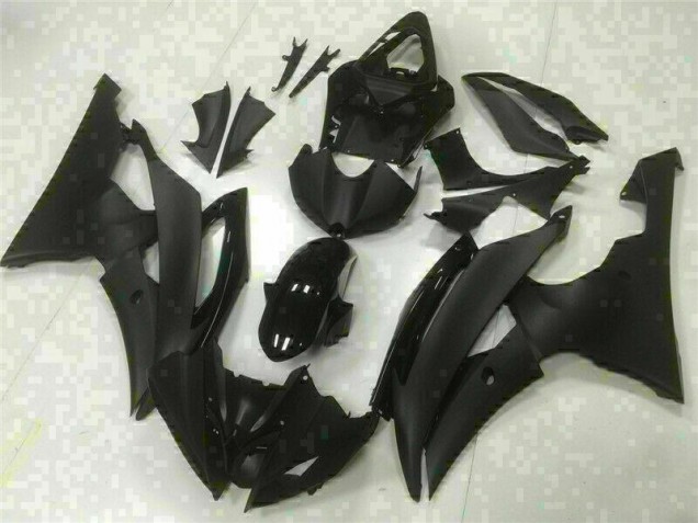Black 08-16 Yamaha YZF R6 ABS Motorcycle Fairings