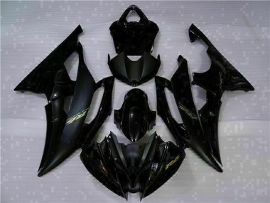 Black 08-16 Yamaha YZF R6 Full Motorcycle Fairing Kits
