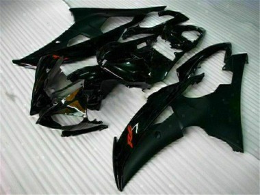 Black 08-16 Yamaha YZF R6 Motorcycle Fairing Kits