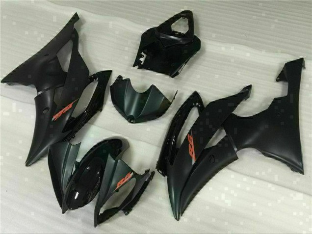 Black 08-16 Yamaha YZF R6 Motorcycle Fairing Kits & Plastic Black 08-16 Yamaha YZF R6 Motorcycle Fairing Kits & Plastic