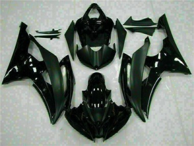 Black 08-16 Yamaha YZF R6 Motorcycle Fairings
