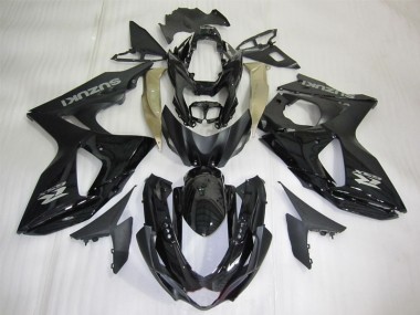 Black 09-16 Suzuki GSXR 1000 Full Motorcycle Fairing Kits