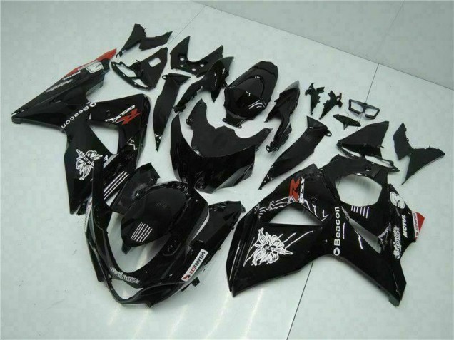 Black 09-16 Suzuki GSXR 1000 Motorcycle Fairing