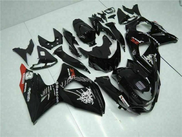 Black 09-16 Suzuki GSXR 1000 Motorcycle Fairing