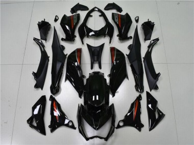 Black 13-16 Kawasaki Z800 Motorcycle Fairings