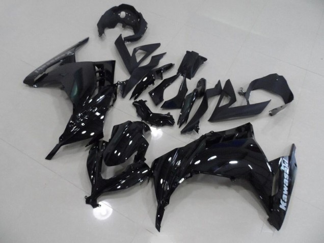 Black 13-16 Kawasaki ZX300R Motorcycle Fairings Black 13-16 Kawasaki ZX300R Motorcycle Fairings