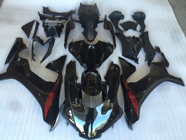 Black 15-19 Yamaha YZF R1 Motorcycle Fairings