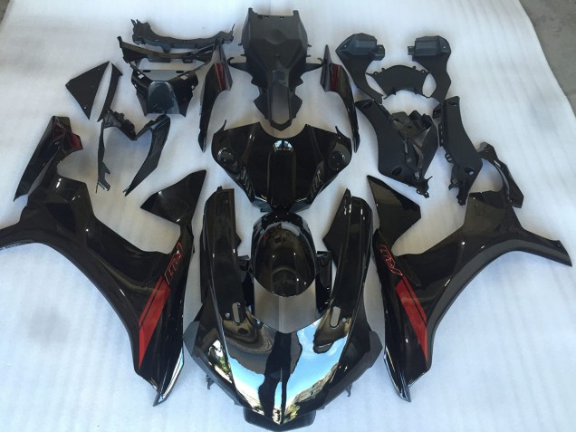 Black 15-19 Yamaha YZF R1 Motorcycle Fairings
