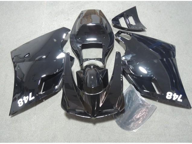 Black 93-05 Ducati 748 Motorcycle Fairings Black 93-05 Ducati 748 Motorcycle Fairings