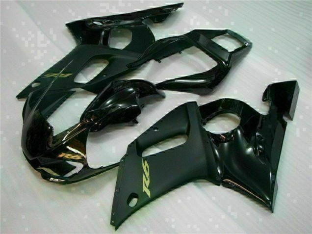 Black 98-02 Yamaha YZF R6 Full Motorcycle Fairing Kits Black 98-02 Yamaha YZF R6 Full Motorcycle Fairing Kits