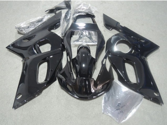 Black 98-02 Yamaha YZF R6 Motorcycle Fairing Black 98-02 Yamaha YZF R6 Motorcycle Fairing