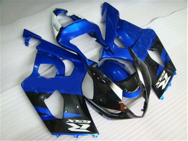 Black Blue 03-04 Suzuki GSXR 1000 Motorcycle Fairing Black Blue 03-04 Suzuki GSXR 1000 Motorcycle Fairing