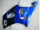 Black Blue 03-04 Suzuki GSXR 1000 Motorcycle Fairing Black Blue 03-04 Suzuki GSXR 1000 Motorcycle Fairing