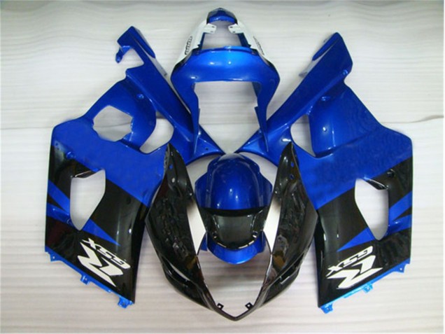 Black Blue 03-04 Suzuki GSXR 1000 Motorcycle Fairing Black Blue 03-04 Suzuki GSXR 1000 Motorcycle Fairing