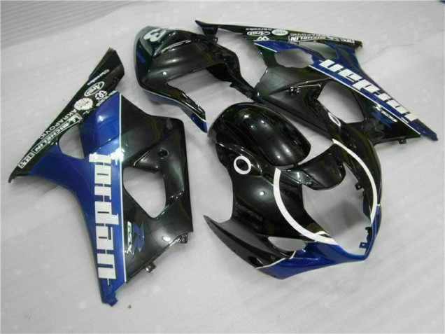 Black Blue 03-04 Suzuki GSXR 1000 Motorcycle Fairings Black Blue 03-04 Suzuki GSXR 1000 Motorcycle Fairings