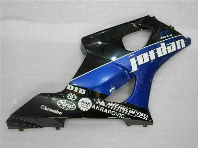 Black Blue 03-04 Suzuki GSXR 1000 Motorcycle Fairings Black Blue 03-04 Suzuki GSXR 1000 Motorcycle Fairings