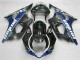 Black Blue 03-04 Suzuki GSXR 1000 Motorcycle Fairings Black Blue 03-04 Suzuki GSXR 1000 Motorcycle Fairings