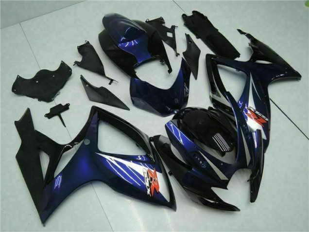 Black Blue 06-07 Suzuki GSXR 600/750 Motorcycle Fairings