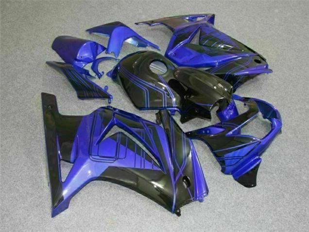 Black Blue 08-12 Kawasaki EX250 Motorcycle Fairing